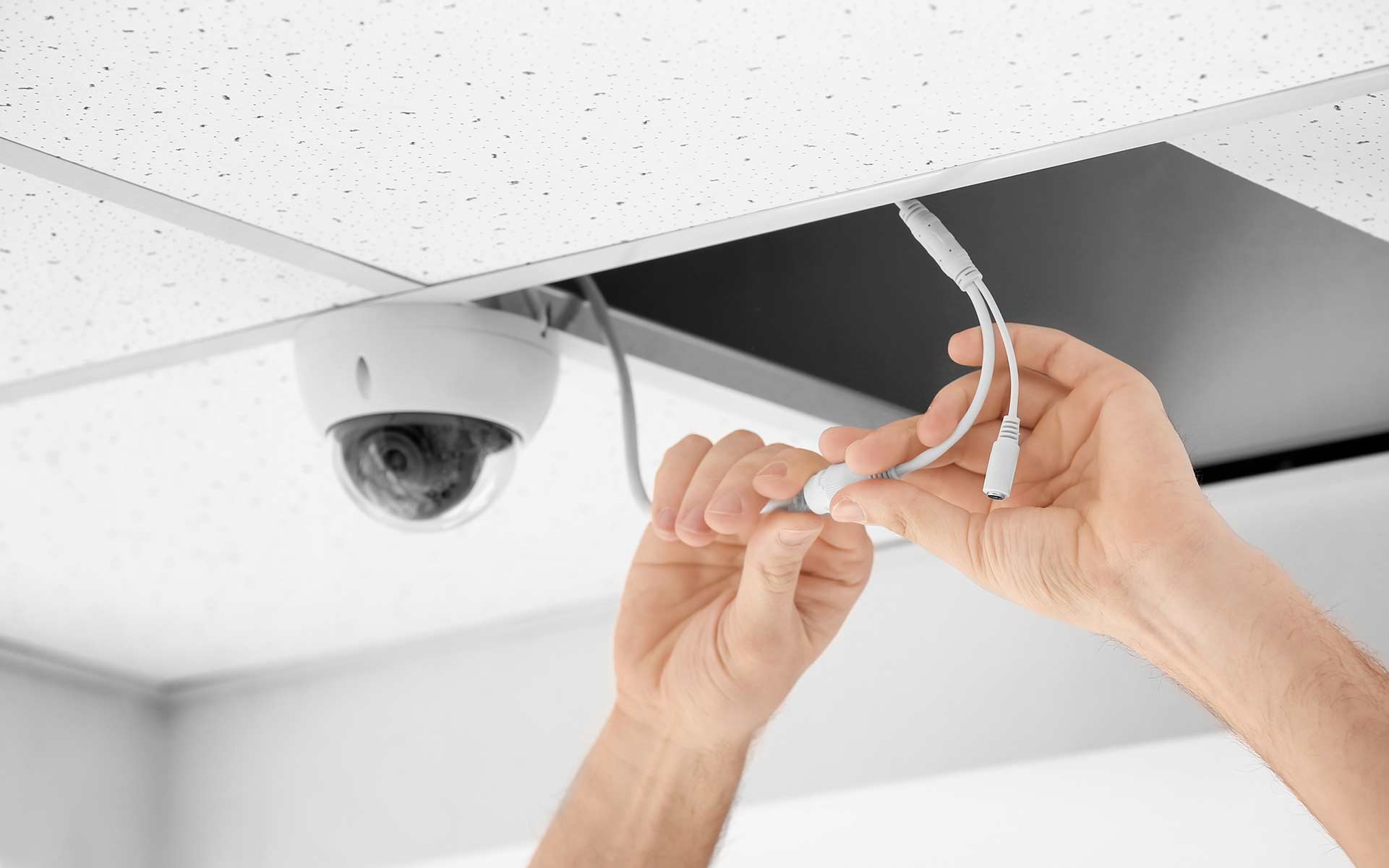 A2B Electrical's electricians can wire up CCTV cameras for properties in Cranford and the local area. 